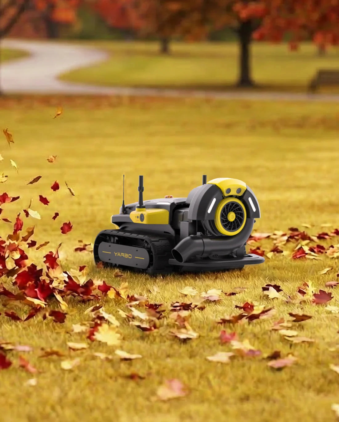 Yarbo Y40 Robotic Core with Snow Blower Gen 2 and Blower Modules