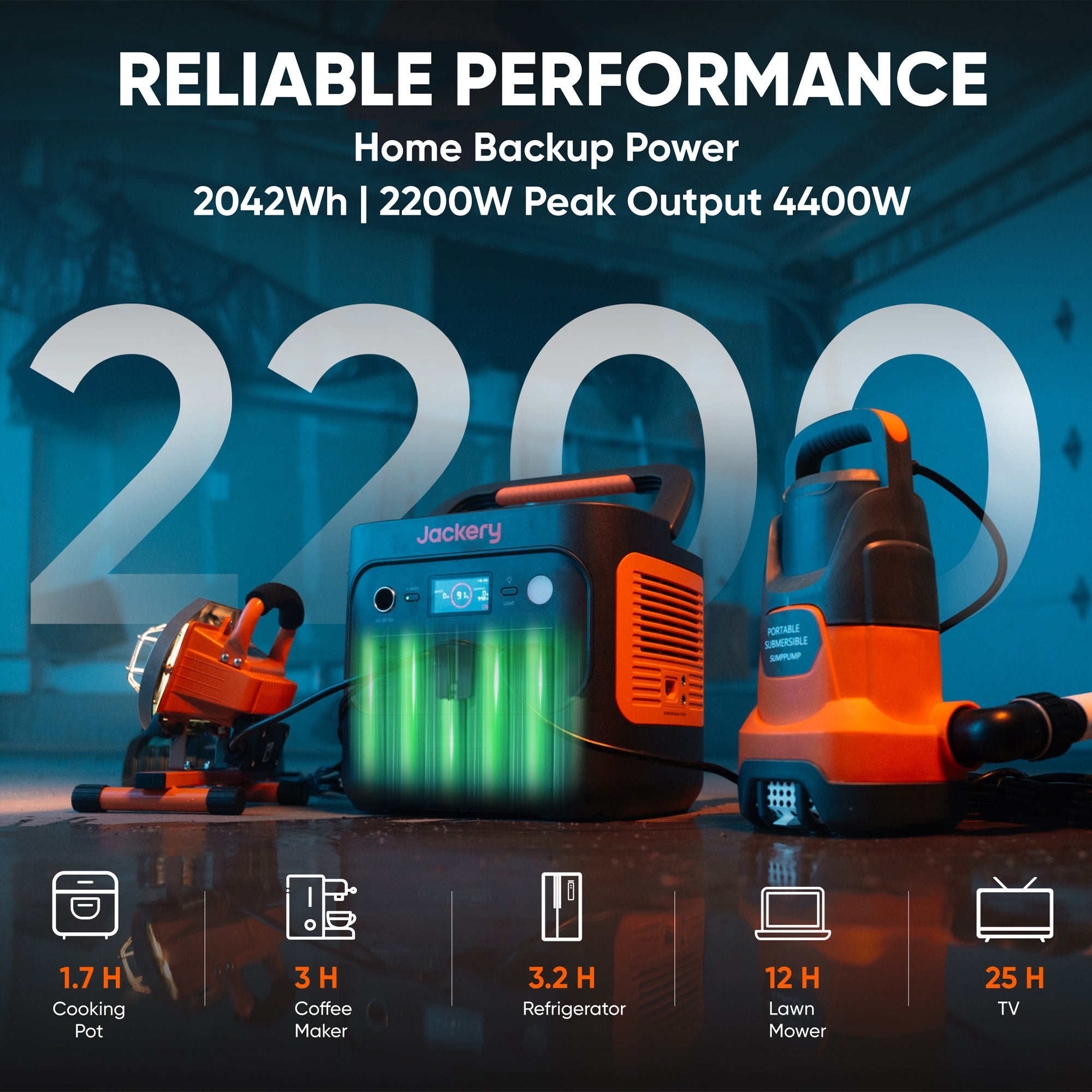 Jackery Solar Generator Explorer 2000v2