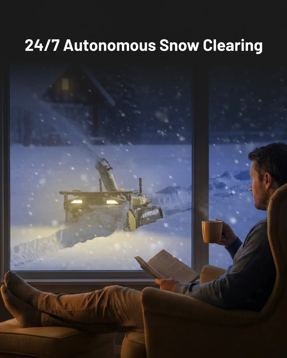 Yarbo Y40 Robotic Core with Snow Blower Module Gen 2