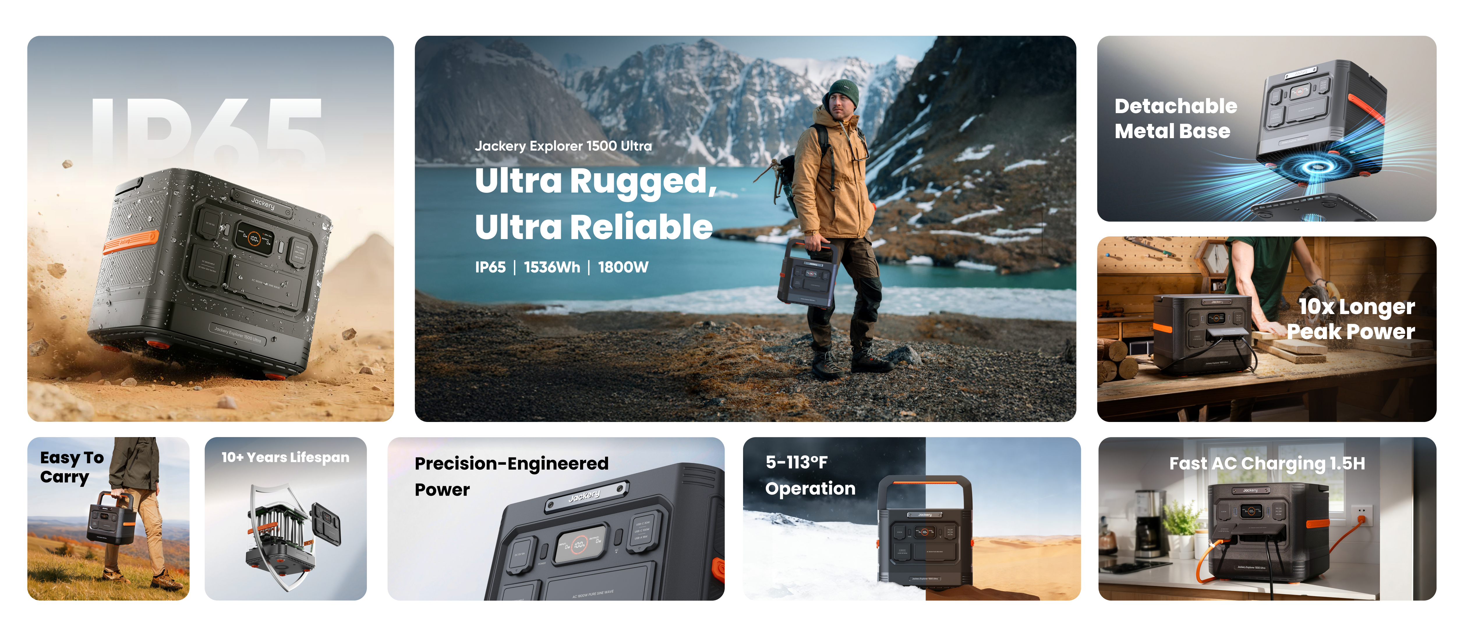 Jackery Solar Generator Explorer 1500 Ultra