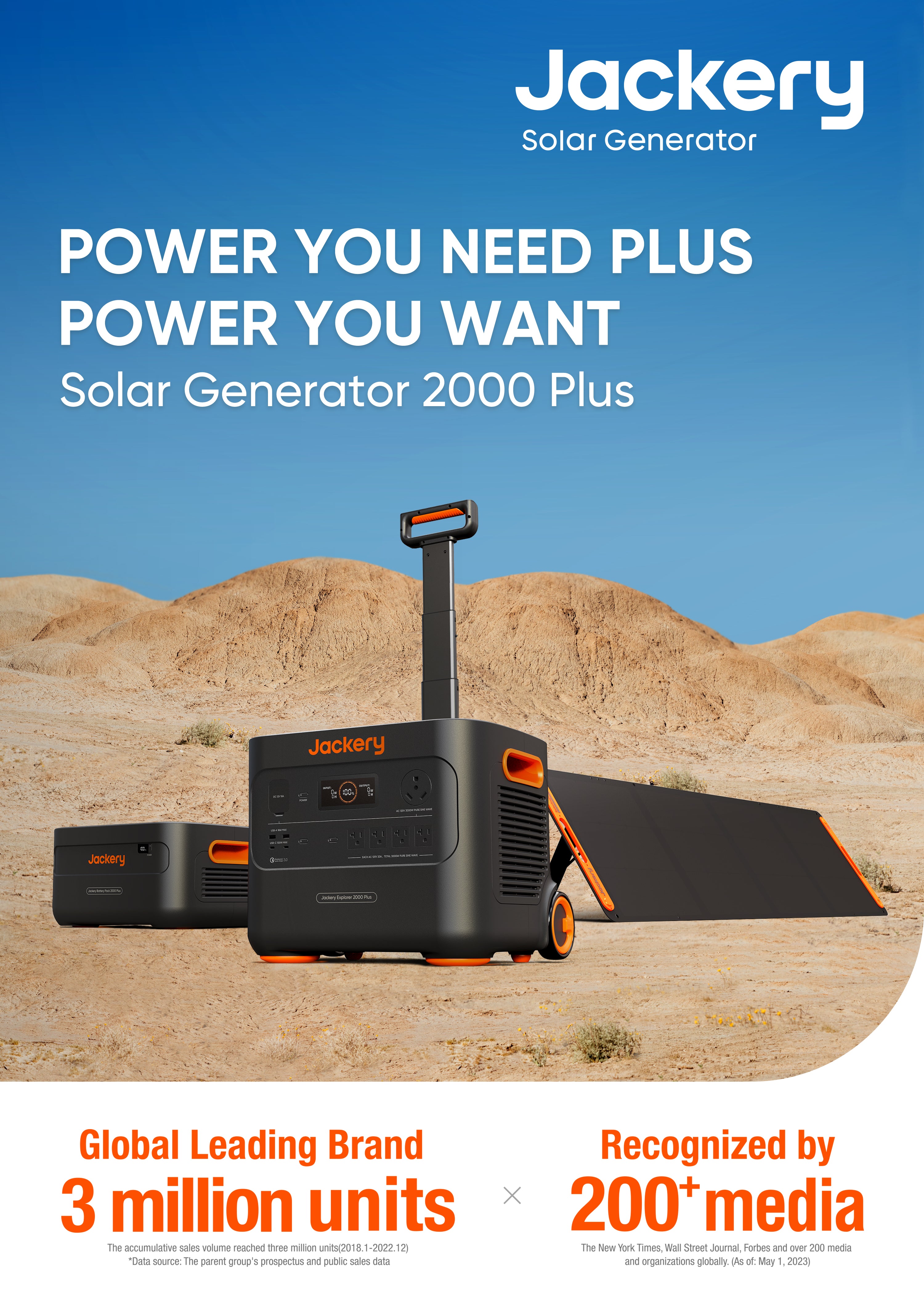 Jackery Solar Generator Explorer 2000Plus