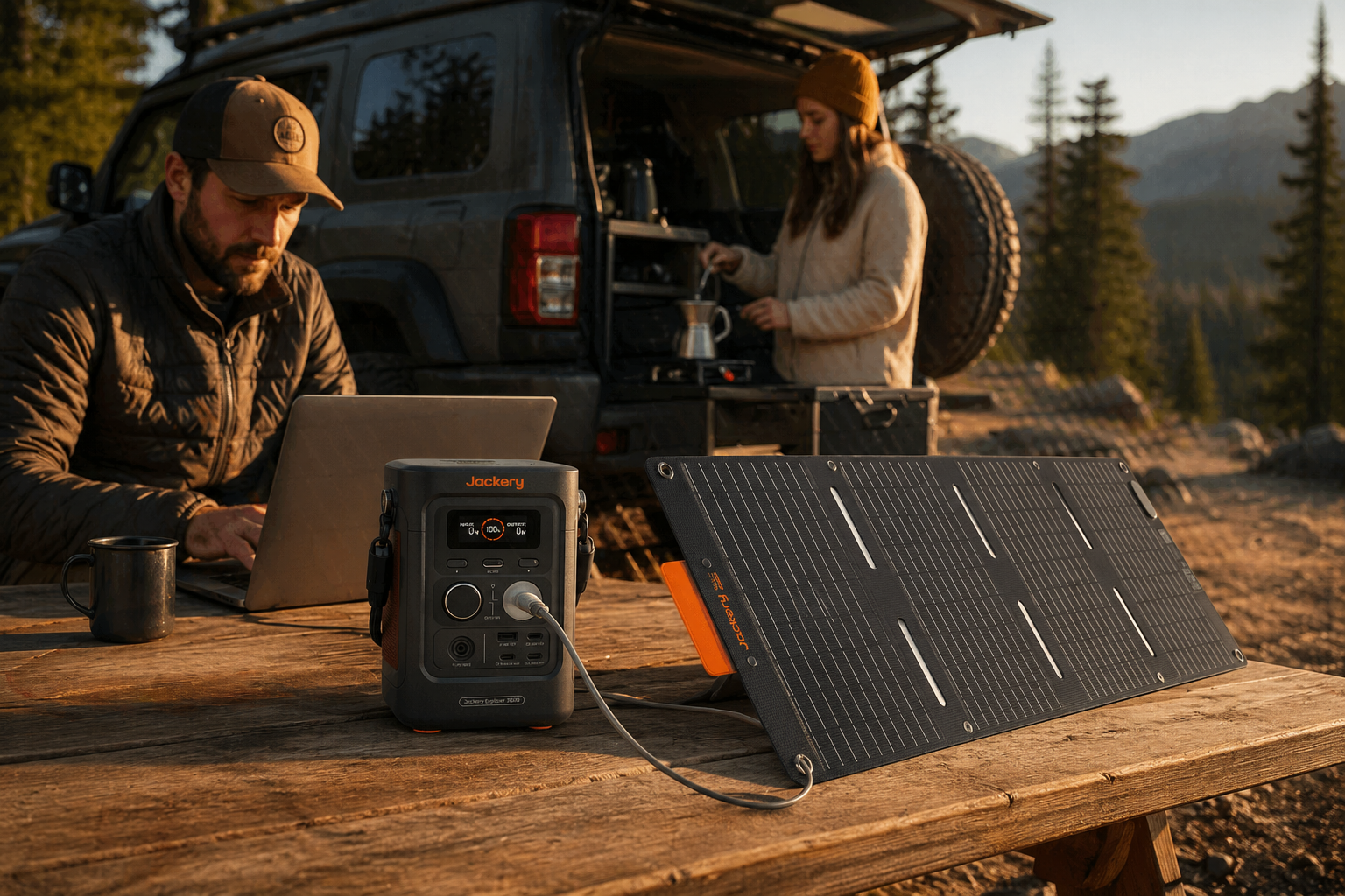 Jackery Explorer 300D Solar Generator