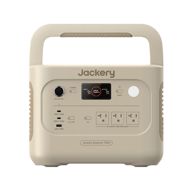 Jackery E1000v2 Dune White